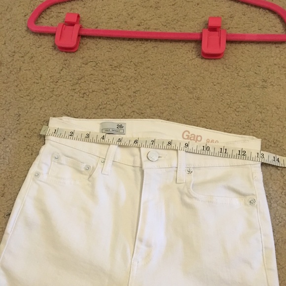 Gap White True Skinny Jeans 0 26 - Picture 5 of 7